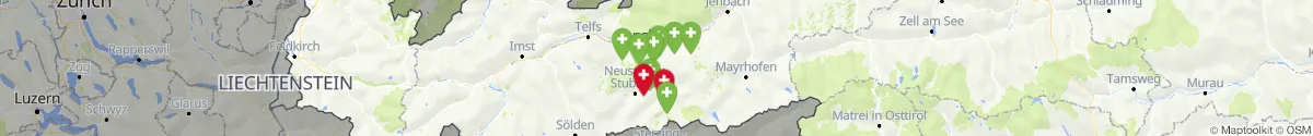 Kartenansicht für Apotheken-Notdienste in der Nähe von Pfons (Innsbruck  (Land), Tirol)
